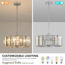 Amber Radiance chandelier - LUUGAA