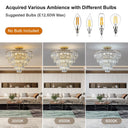 Aurelia Crystal Chandelier - LUUGAA
