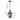 Black Elegance Outdoor Pendant Light - LUUGAA