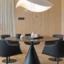 Black Wheel Pendant Light - LUUGAA
