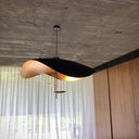 Black Wheel Pendant Light - LUUGAA