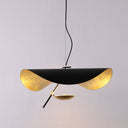 Black Wheel Pendant Light - LUUGAA