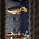 Black Wheel Pendant Light - LUUGAA