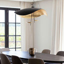 Black Wheel Pendant Light - LUUGAA
