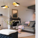 Black Wheel Pendant Light - LUUGAA