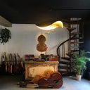 Black Wheel Pendant Light - LUUGAA