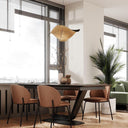Black Wheel Pendant Light - LUUGAA