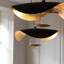 Black Wheel Pendant Light - LUUGAA