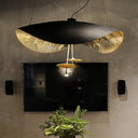 Black Wheel Pendant Light - LUUGAA
