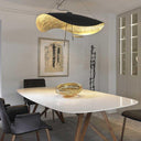 Black Wheel Pendant Light - LUUGAA