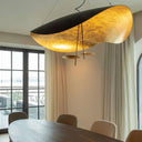 Black Wheel Pendant Light - LUUGAA