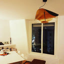Black Wheel Pendant Light - LUUGAA