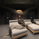 Black Wheel Pendant Light - LUUGAA