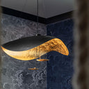Black Wheel Pendant Light - LUUGAA