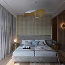 Black Wheel Pendant Light - LUUGAA