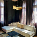 Black Wheel Pendant Light - LUUGAA