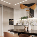 Black Wheel Pendant Light - LUUGAA