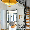 Black Wheel Pendant Light - LUUGAA