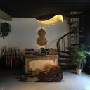 Black Wheel Pendant Light - LUUGAA