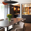 Black Wheel Pendant Light - LUUGAA