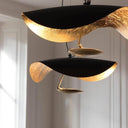 Black Wheel Pendant Light - LUUGAA
