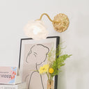 Brass Rose Wall Light - LUUGAA