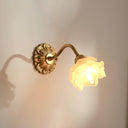 Brass Rose Wall Light - LUUGAA