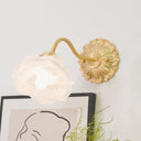 Brass Rose Wall Light - LUUGAA