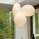 Bubble Mulberry Silk Pendant Lamp - LUUGAA