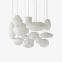 Bubble Mulberry Silk Pendant Lamp - LUUGAA