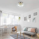 Celestial Bloom Crystal Ceiling Light - LUUGAA