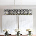 Champagne Gold Oval Crystal Chandelier - LUUGAA