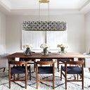 Champagne Gold Oval Crystal Chandelier - LUUGAA