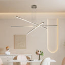 Chandelier Fixture in Silver Integrated LED - LUUGAA
