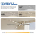 Chandelier Fixture in Silver Integrated LED - LUUGAA