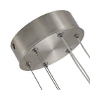 Chandelier Fixture in Silver Integrated LED - LUUGAA