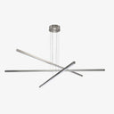 Chandelier Fixture in Silver Integrated LED - LUUGAA