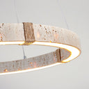 Circle Travertine Pendant Lamp - LUUGAA