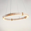 Circle Travertine Pendant Lamp - LUUGAA