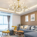 Crystal Ball Round Cluster Chandelier - LUUGAA