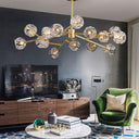 Crystal Ball Round Cluster Chandelier - LUUGAA