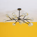 Crystal Ball Round Cluster Chandelier - LUUGAA