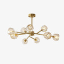 Crystal Ball Round Cluster Chandelier - LUUGAA