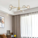 Crystal Ball Round Cluster Chandelier - LUUGAA