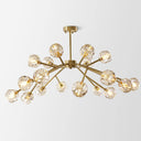 Crystal Ball Round Cluster Chandelier - LUUGAA