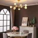 Crystal Ball Round Cluster Chandelier - LUUGAA
