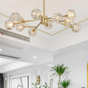 Crystal Ball Round Cluster Chandelier - LUUGAA