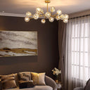 Crystal Ball Round Cluster Chandelier - LUUGAA