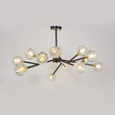 Crystal Ball Round Cluster Chandelier - LUUGAA