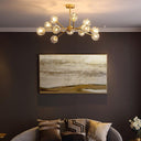 Crystal Ball Round Cluster Chandelier - LUUGAA